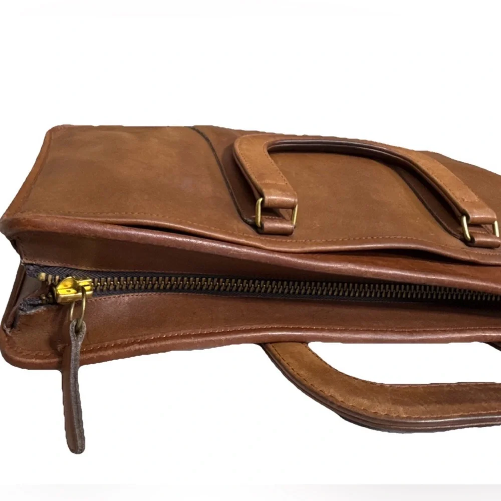 Coach Embassy Leather Briefcase (British Tan)